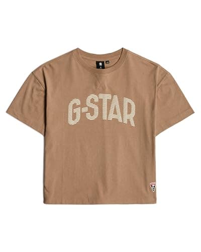 G-Star para Ninas t-Shirt SS Loose, Marrón (Woodsmoke D25559-01-G939), 6