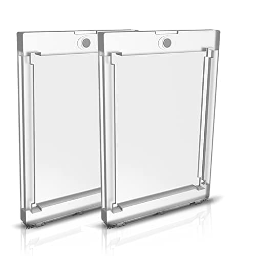 MAGIC SELECT 2 Marco Acrílico con Cierre Magnético Para Tarjetas de Colección. Funda para Cartas Coleccionables Pok. Expositor Transparente Para Cartas de Intercambio con Protección UV