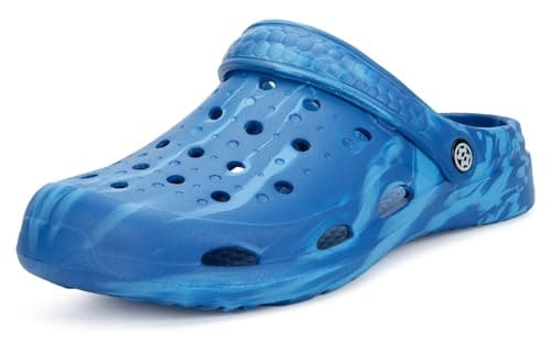 Zuecos Hombres Mujer Zapatillas de Playa Sandalias Piscina Verano Zapatos de Jardín Respirable Cómodos Pantuflas de Interior Exterior