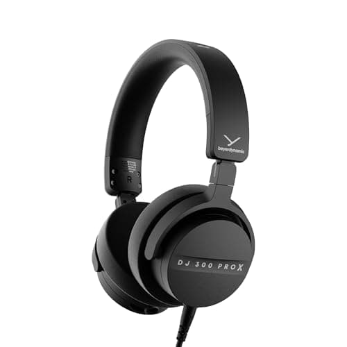 beyerdynamic DJ 300 PRO X - Auriculares profesionales 2 en 1 para DJ (cambio de oreja, estilo flexible y función de uso, copas personalizables para DJs profesionales)