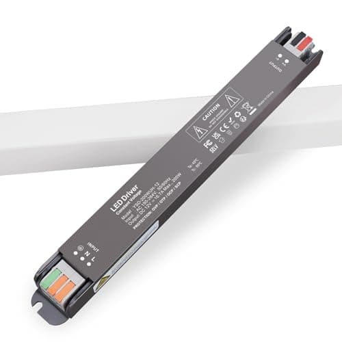 YAYZA! Trafo LED 12V 200W, Transformador LED 200W AC 230V a DC 12V 16.6A, Fuente de alimentación Led Corriente continua de baja tensión Driver LED de voltaje constante para cámaras CCTV