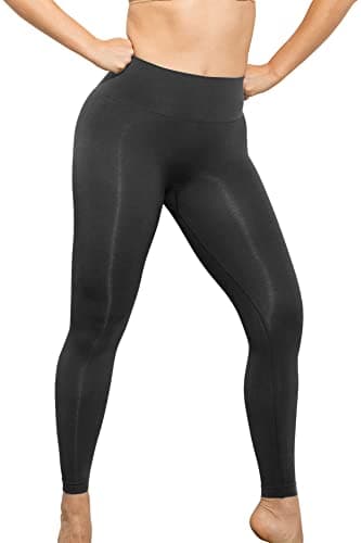 Farmacell 609YM (Grey, S) Leggings Anticelulitis Mujer con Efecto FIR, Made in Italy