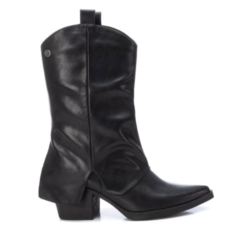 XTI - Botas Camperas Mujer Negro - Calzado Cómodo y Versátil - Moda casual - Modelo 14346702 (Talla 36)