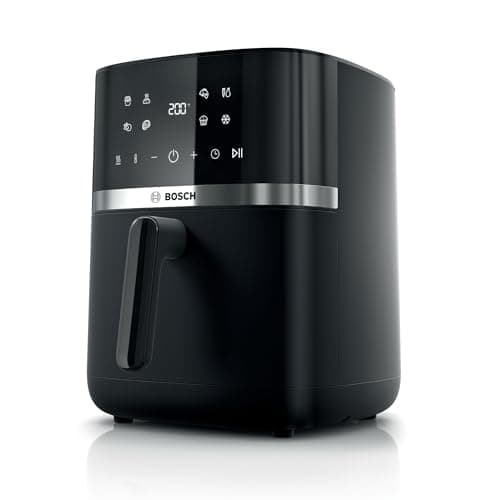 Bosch - Freidora de aire Serie 4 XL, capacidad de 6,1 L, 7 programas. Cocinado más rápido, Negro, MAF462B0, Air Fryer