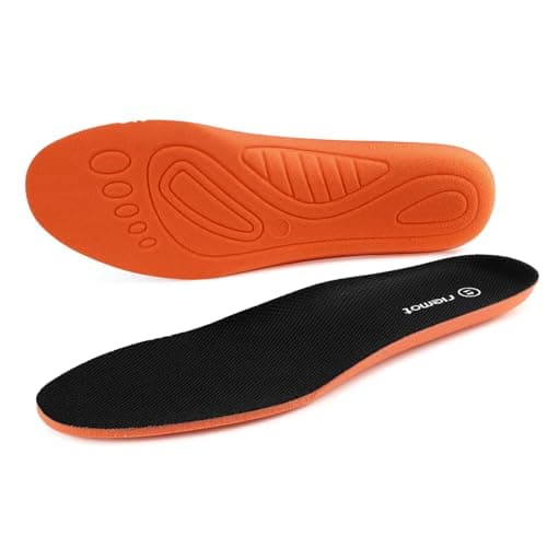 Riemot Plantillas Confortables de Reemplazo para Zapatos Hombres Mujeres para Botas de Trabajo Zapatos para Correr Entrenadores Plantillas Amortiguadoras para el Alivio del Dolor en los Pies,Negro 39