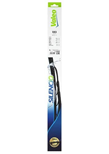 VALEO Silencio - V43 - Escobilla Limpiaparabrisas Convencional 430 mm - Duradera y Resistente para Todas las Estaciones - Delantera - 1 Escobilla - 574111