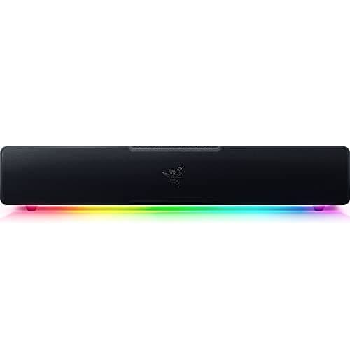 Razer Leviathan V2 X - Barra de sonido para juegos de PC (controladores de rango completo, diseño compacto para escritorio, alimentación y transmisión de audio por USB tipo C, Bluetooth 5.0) Negro