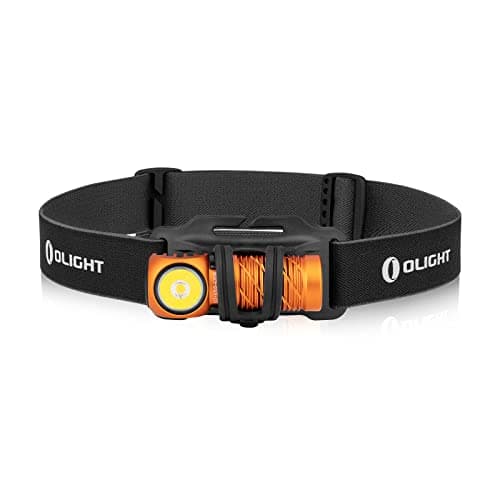 OLIGHT Perun 2 mini Linterna Frontal LED Recargable Linterna de ángulo recto Combinando LED Blanco y Rojo Linterna Práctica y Funcional 1100 Lumens 150 Metros 10 Días Máx. Para la Pesca al Aire Libre
