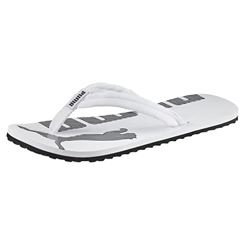 PUMA Epic Flip V2, Chanclas Unisex adulto, White Black, 35.5 EU