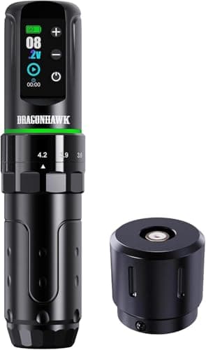 Dragonhawk L3 Máquina de tatuaje rotativa Batería Inalámbrica Tattoo Machine Pen Wireless de 2000 mAh Batería Tattoo Gun stroke length 2.4mm-4.2mm de Artista de tatuajes, principiante