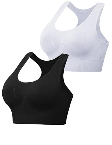 Litherday Sujetador Deportivo Mujer Sin Costuras de Alto Impacto Extraíbles Bra Deportivo Push Up para Yoga Running Fitness y Entrenamiento Tallas