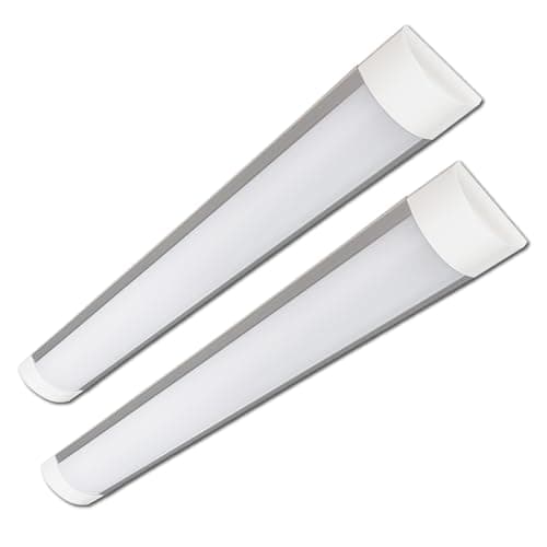 LED ATOMANT Pack 2x Pantalla Luminaria LED integrado, 120cm 40W, CCT (Selector de Color Blanco Calido, Neutro y Frio), 4000 lumenes