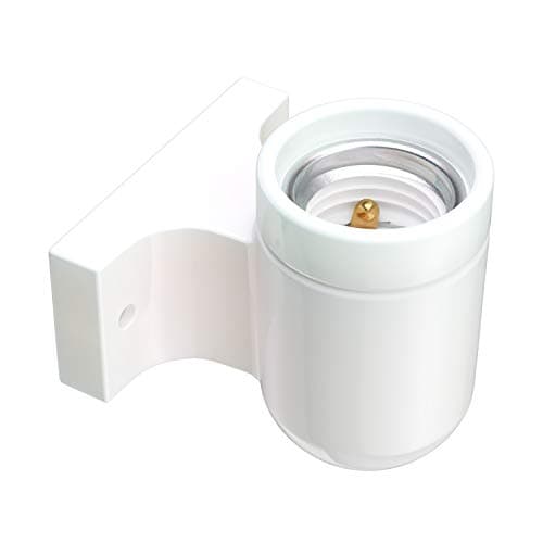 ledscom.de Aplique FEL, porcelana, blanco brillante, angular, 1x E27 máx. 300W