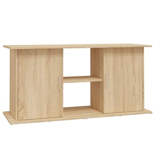 vidaXL Soporte de Acuario Madera ingeniería Roble Sonoma 121x41x58 cm