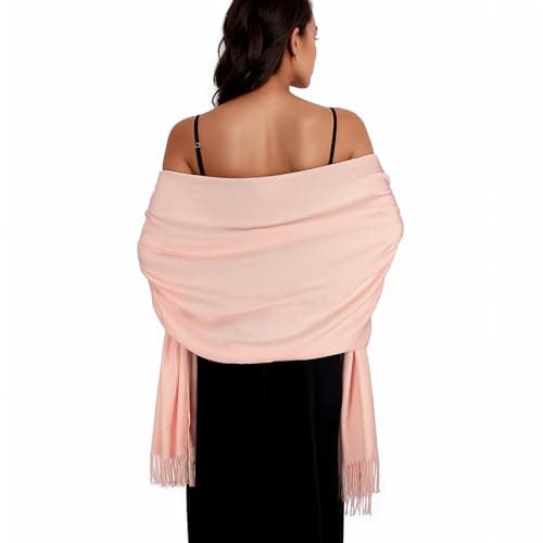SWAT PANY Bufanda Pañuelos Rosa Mujer Fular Foulard para Fiesta Chal Pasmina Estolas para Bodas