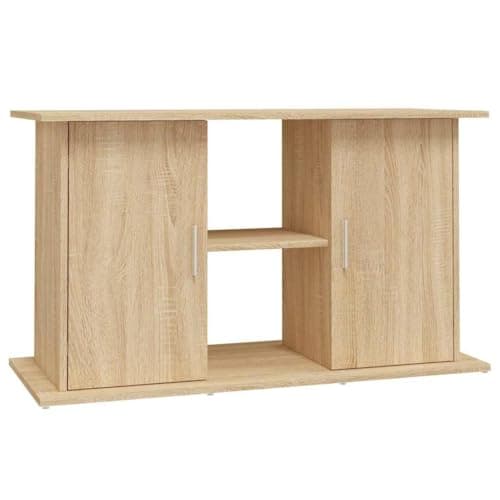 vidaXL Soporte de Acuario Madera ingeniería Roble Sonoma 101x41x58 cm