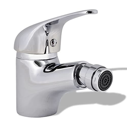 vidaXL Grifo para Bidet Baño Metal Cromado Mango Mezclador Manija Monomando