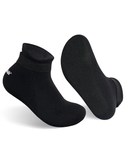 Gogokids 3mm Calcetines de Neopreno para Niño y Niña, Calcetín Antideslizante Térmico, Idea para Buceo, Surf, Playa, Natación, Rafting y Parques Acuáticos
