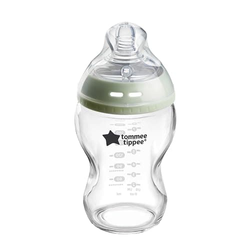 Tommee Tippee Biberones, biberón anticólicos Natural Start, 250 ml, con tetina anatómica para un agarre natural, válvula anticólicos, pack de 1