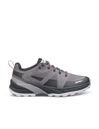 RevolutionRace Daytrek Walking Shoes para Mujer, Zapatos de Senderismo Ligeros y Transpirables, Black/Grey, 36