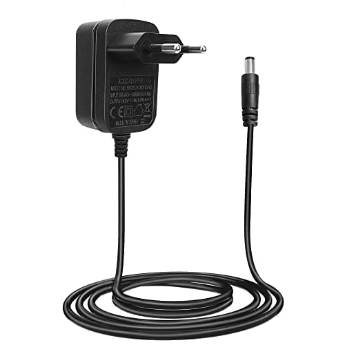 Fuente de Alimentación para Pedal de Guitarra 9V 1A, Centro Negativo Manguito Positivo, Un Punto Adaptador de Corriente Cargador de Pared para Pedal de Efectos, Looper, Algunos Teclados Electrónico