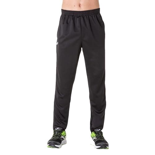 Joma - Pantalon Largo Poly. Interlock Negro para Hombre, Talla M