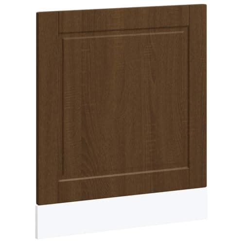 vidaXL Panel para lavavajillas Porto Madera contrachapada Roble marrón, Panel Frontal de lavavajillas, Panel, Panel de Puerta Frontal de lavavajillas