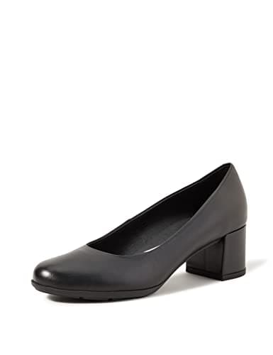 Geox D New ANNYA Mid A, Zapatos con Tacón para Mujer, Negro (Black C9997), 37,5 EU