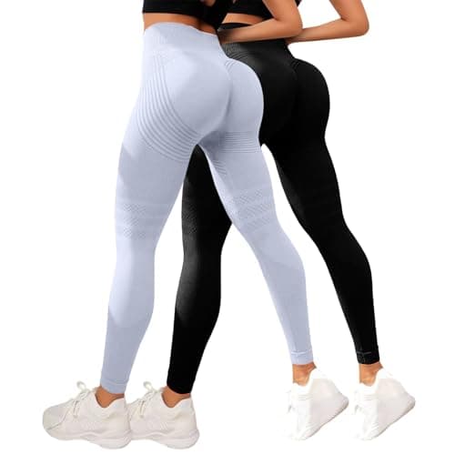SLNLUYK 2 Pack Leggings 3D Anticelulítico Mujer, Leggins Anticelulitis Compresión, Leggins 3D Celulitis Push Up, Mallas Anticelulitis Mujer Lipedema Redefine Tu Silueta Sin Esfuerzo 1