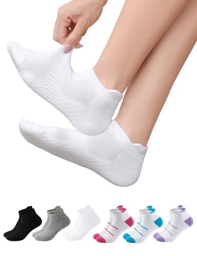 Briyat 6 Pares Calcetines Tobilleros Mujer 39-42/35-38