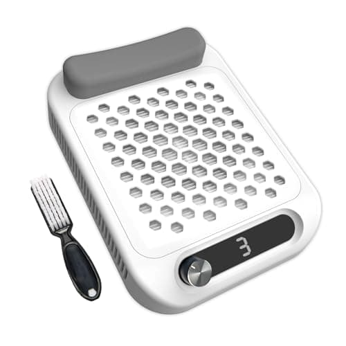 CGBE Aspirador Profesional de Polvo para Uñas: Aspirador de Polvo de Uñas 3600 RPM con 2 Filtros, Potente, Profesional, Ajuste Profesional de 5 Velocidades.