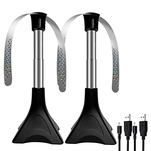 PTHTECHUS 2 PCS Protectores de Moscas Antimoscas, Ventilador de Protección contra Mosquitos, Ventilador de Moscas para Ahuyentar a Volar, Disfruta de Tus Comidas Al Aire Libre