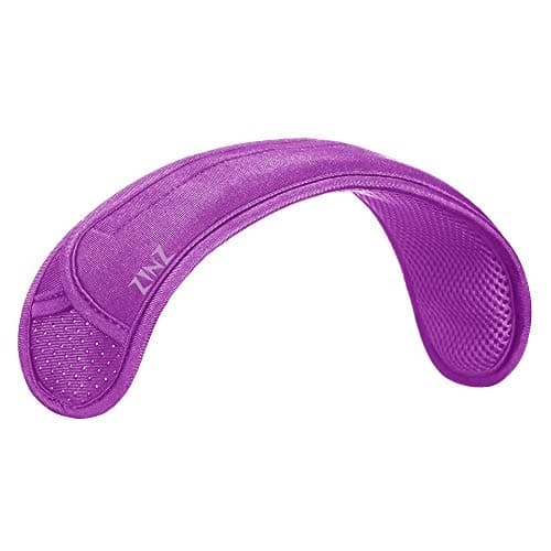ZINZ Almohadilla protectora antideslizante y acolchada para el hombro la Correa de la Guitarra/bolsas para laptop/Mochila/Mensajero/bajo/cinturón de seguridad del coche - Púrpura