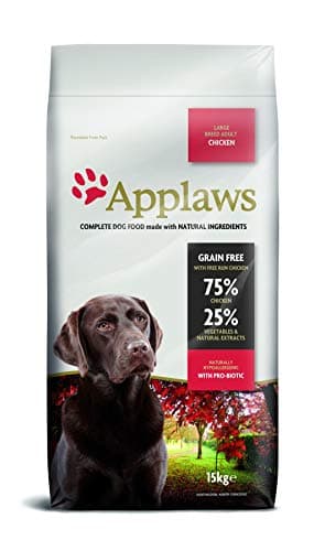 Applaws Natural Completo Seco para Perros de Raza Grande de Sabor a Pollo - 1 bolsa de 15kg