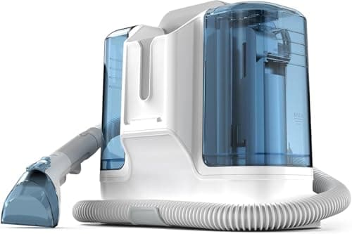 Rivenara Aspiradora Agua Tapiceria Limpiador - 450W Limpia de Sofa Aspirador Maquina Limpieza Liquidos Lava Extracción Alfombras Colchones Upholstery Hidroaspiradora Coche Carpet Cleaner Machine