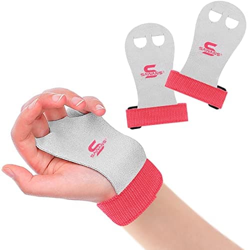 Empuñaduras de cuero para palma, protector de palma para entrenamiento de dominadas gimnásticas para niños, correas de muñeca, entrenamiento, soporte fuerte, equipo de protección de palma juvenil