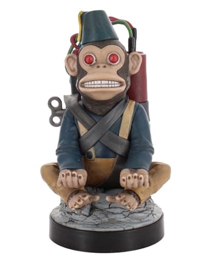 Cableguys Call of Duty Monkey Bomb Soporte Mando y Movil - Figuras Soporte para movil y Mando, Compatible con Xbox, PlayStation y la mayoría de mandos estándar, Accesorios Escritorio Gaming