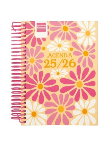 Finocam - Agenda Diva Curso 2025 2026 1 Día Página Septiembre 2025 - Junio 2026 (curso lectivo) + Julio y Agosto resumidos Spring Catalán