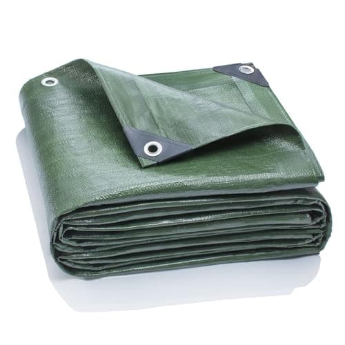 GardenMate 5 m x 6 m 140 g/m2 Lona de protección Home & Garden verde | Funda protectora | Lona impermeable