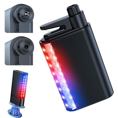 smartia – Martillo rompe Cristales 4 en 1, Modelo 2026, Cortador de cinturón de Seguridad, Luces de Emergencia LED, Sistema magnético para tu Coche y camión, Cristal de Prueba Incluido