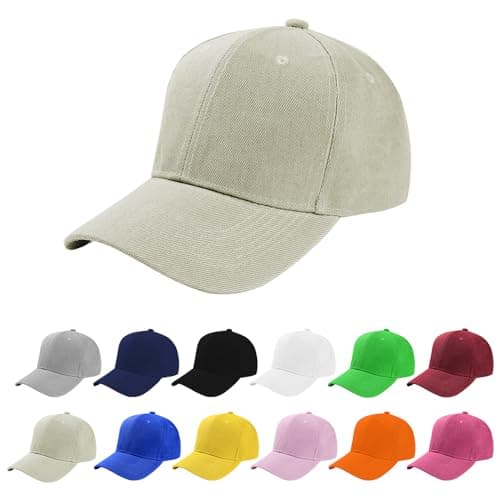 Aomig Gorras de Beisbol, Gorras de Hombre Ajustable, Gorra Verano Malla Transpirable Casuales, Gorras Deportivas Unisex Adulto para Running Beisbol Tenis Golf, Blanquecino