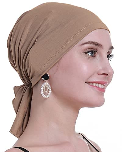 osvyo - Pañuelo de bambú para la cabeza para mujeres con pérdida de cabello por quimioterapia, turbantes para el cáncer, embalaje sellado, Talla única