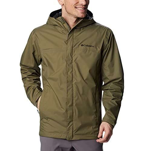 Columbia Watertight 2 Jacket, Chaqueta impermeable para la lluvia Hombre, Stone Green, M