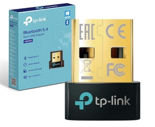 TP-Link UB500 Adaptador Bluetooth 5.3 USB, Tamaño Mini para Ordenador, Portatil, Auriculares, Altavoz, Teclado, Compatible con Windows 11/10/8.1/7, Multicolor