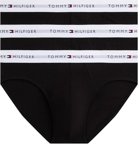 Tommy Hilfiger Calzoncillos 3P WB UM0UM03471 para Hombre, Amarillo, M, Amarillo (Negro/Negro/Negro y Blanco), M