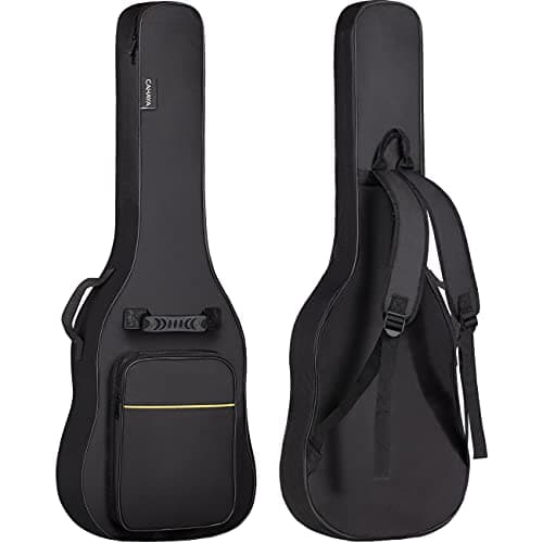 CAHAYA Bolsa Guitarra Electrica Acolchada de 6mm para Guitarra Electrica con Un Bolsillo Frontal para Libros de Música Modelo CY0226