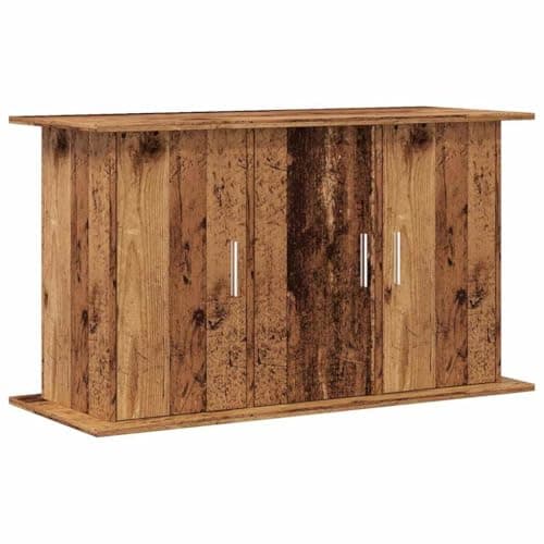 vidaXL Soporte para Acuario Madera ingeniería Envejecida 101x41x58 cm, Mueble para pecera, Armario para Acuario, Soporte de Madera para pecera