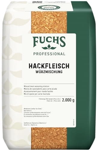 Fuchs Professional - Mezcla de condimentos para carne picada | 2 kg en bolsa reciclable | condimento para albóndigas o cevapcici | calidad profesional para consumidores a granel