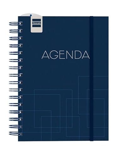 Finocam - Agenda Institut Curso 2025 2026 Semana Vista Vertical Septiembre 2025- Agosto 2026 (12 meses) Blue Catalán