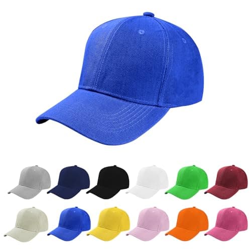 Aomig Gorras de Beisbol, Gorras de Hombre Ajustable, Gorra Verano Malla Transpirable Casuales, Gorras Deportivas Unisex Adulto para Running Beisbol Tenis Golf, Azul